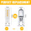 G9LED Bulbs Warm White3W300LM3000K10-Pack 2