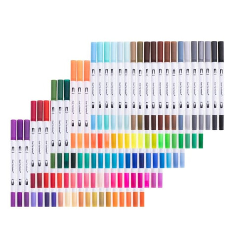 Marker Pens and Colored Pencils Set 100 pcs 1