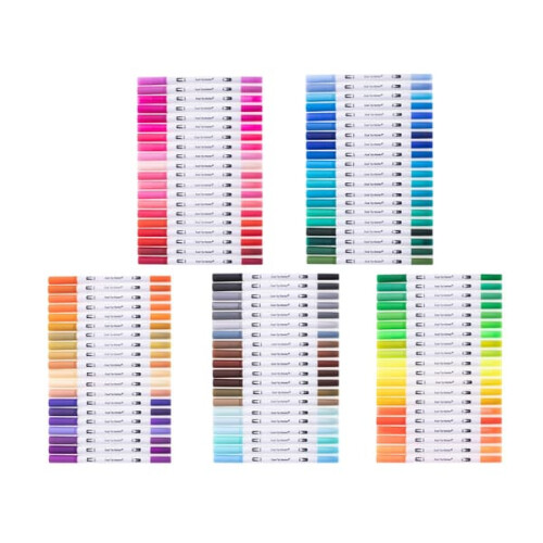 Marker Pens and Colored Pencils Set 100 pcs 2