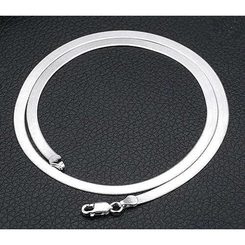 925 Silver Snake Chain Necklace 20 inches 2