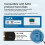 M2 SSD Enclosure  NGFF Protocol M.2 Solid State Mobile Hard Disk Box M.2 to USB3.2 Gen1 Type-C 5Gbps SSD Case Black 7
