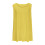 Regata feminina plus size com gola redonda, pregas frontais e modelagem solta. 5