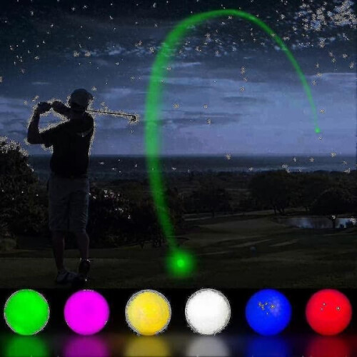 LED glowing golf balls night visibility 12 pcs 2