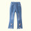 Blauwe flared jeans voor peuters, maat 2T 4