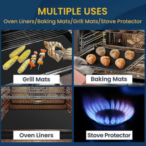 Oven Mat Heavy Duty Teflon 2-Pack 1