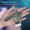 Boruit V10 LED keychain flashlight USB rechargeable magnetic 5
