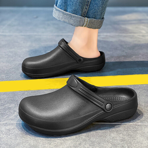 Zuecos de chef negros talla 6.5 1