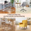 Office chair mat clear PVC45x53inch rectangle 8