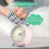 Silent Battery Alarm Clock with Night Light Pink 3