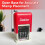 Received stamp self-inking red ink0.78x0.35in 3