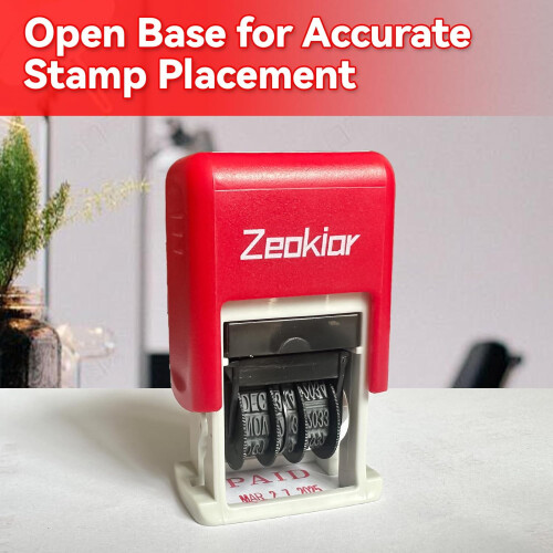 Received stamp self-inking red ink0.78x0.35in 2