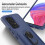 Capa à prova de choque para Samsung Galaxy A53 5G com suporte de anel e 4
