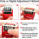 Received stamp self-inking red ink0.78x0.35in 6