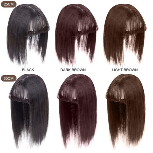 Liuhai Hair Patch Black 35 cm  35 cm 1