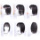 Liuhai Hair Patch Black 35 cm  35 cm 6