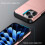 iPhone 16 Pro case with card slot hybrid silver 4