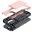 iPhone 16 Pro case with card slot hybrid silver 5