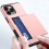 iPhone 16 Pro case with card slot hybrid silver 6