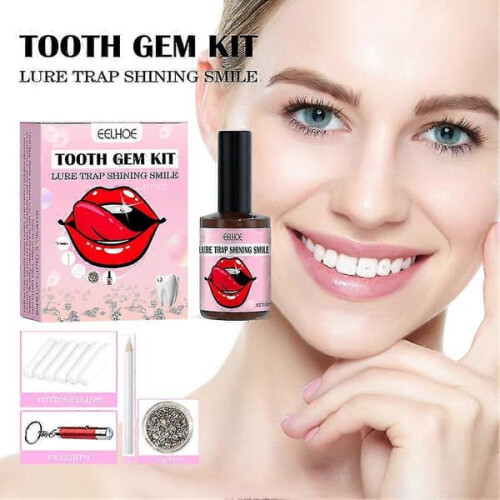 Tooth Gems Kit with UV Light and Adhesive 2