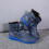 Women's Blue Combat Boots PU Leather Waterproof Ankle 5