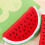 Watermelon-shaped pencil case with zipper 3