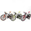 Mini 1:10 alloy bicycle scale model green 4
