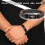Pulseira masculina trançada em couro marrom (1 peça) 2