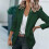 Seaicéad blazer poileistear glas caolfheistithe do mhná 5