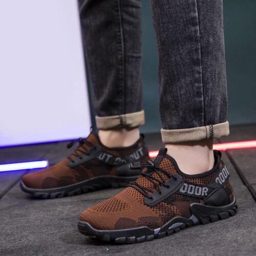 Herremode Sneakers Mesh Åndbare Sommersko Størrelse 44 1