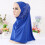 Sciarpa hijab da donna con applicazioni in pizzo e strass 3