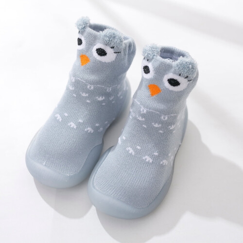 Baby-Laufschuhe mit Tiermotiven, grau, Größe 23 1
