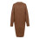 Damen-Cardigan, einfarbig braun, locker gestrickt, Oversized 6