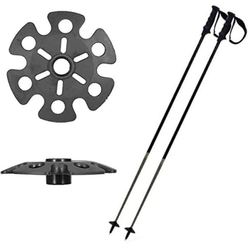 Hiking Poles with Removable Mud Baskets 5 pcs 2