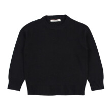 Kids Solid Color Knit Pullover Sweater