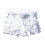 Dame pailletteret diskoshorts hvide L 4