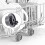 Dishwasher Lower Basket Wheels Gray 8 pcs 5