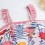 Dame bandeau badedragt med sarong, lyserød 7