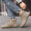 Botas de neve quentes, forradas e grossas, para homem e mulher. 7