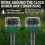Solar Mole Repeller Outdoor 2-pack Ultrasonic Pest Control 4
