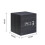 LED digital alarm clock wood-look white 1pc 3