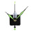 Quartz Movement with Silent Sweep and Luminous Hands, 18.5 2