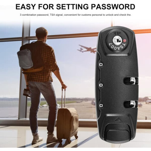 TSA Combination Lock 3-Digit Code Luggage Lock 2