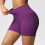 Højtaljede yogashorts til kvinder, åndbare, hurtigttørrende1 6