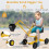 Sand Digger with Adjustable Arm and Stable Base Yellow 4