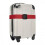 Suitcase Strap with Metal Luggage Tags Red 2-Pack 4