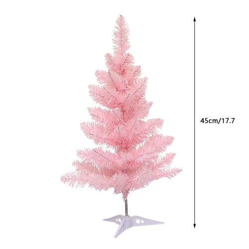 Mini Christmas Tree Desktop Decoration Pink 2