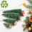 Mini Christmas Trees Decorations Green 6pcs 2