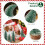 Mini Christmas Trees Decorations Green 6pcs 6