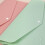 A4 Plastic Felt File Folder Blue 6-Compartment Portable 6