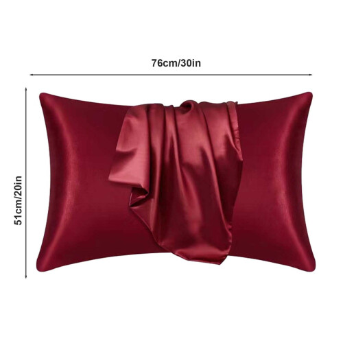Cool-Touch Pillowcase Breathable Hypoallergenic 20x30 in 2